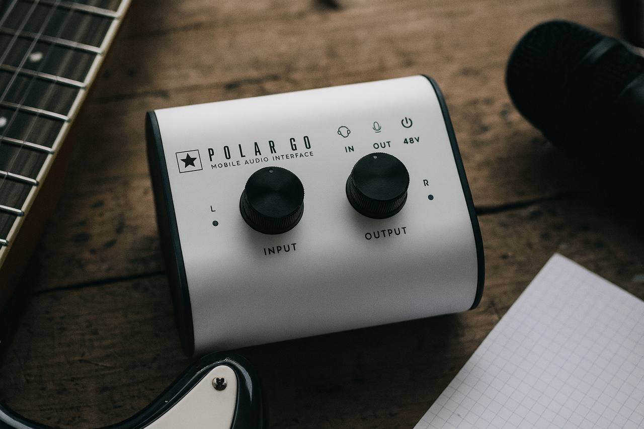 Blackstar Polar Go уже в Украине – самый компактный в мире 2-канальный аудиоинтерфейс со встроенными студийными микрофонами официально в UPsound!